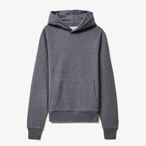 NWT Everlane the track hoodie Heather gray size small